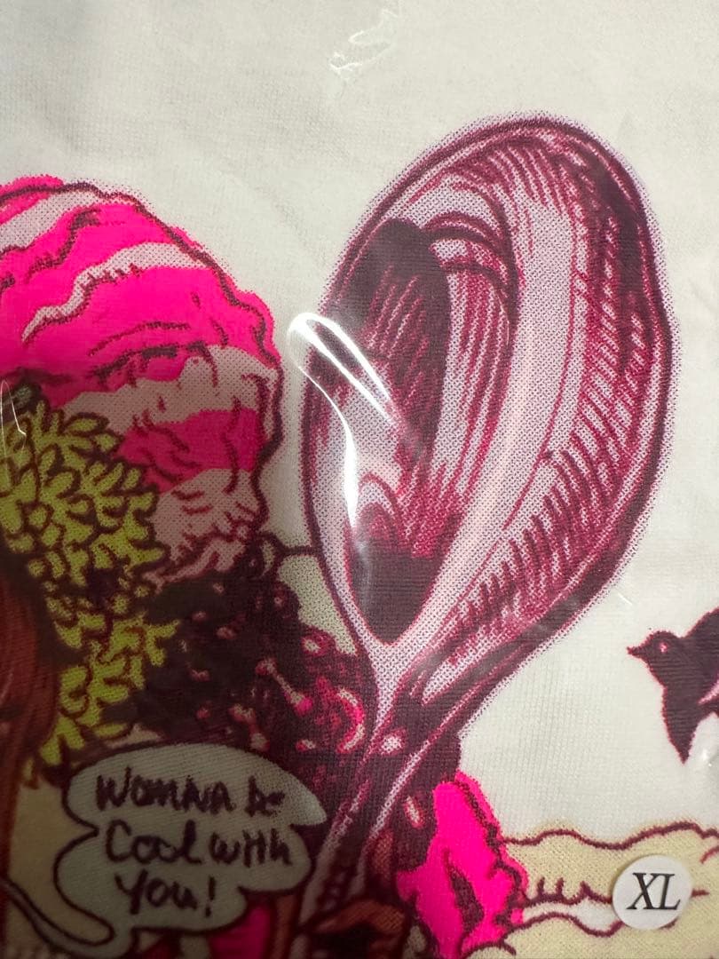 ロッキンジェリービーン 桃乃木かな Tシャツ Erostika コラボ XL 白