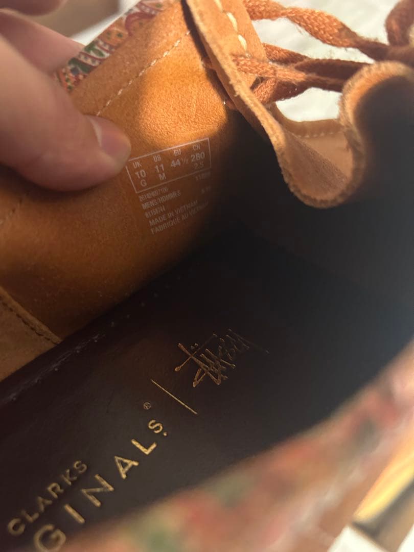 や*す様 stussy clarks ワラビー