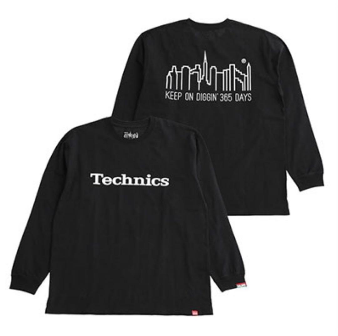 Muro ×TechnicsManhattanPortageブラック ロングT