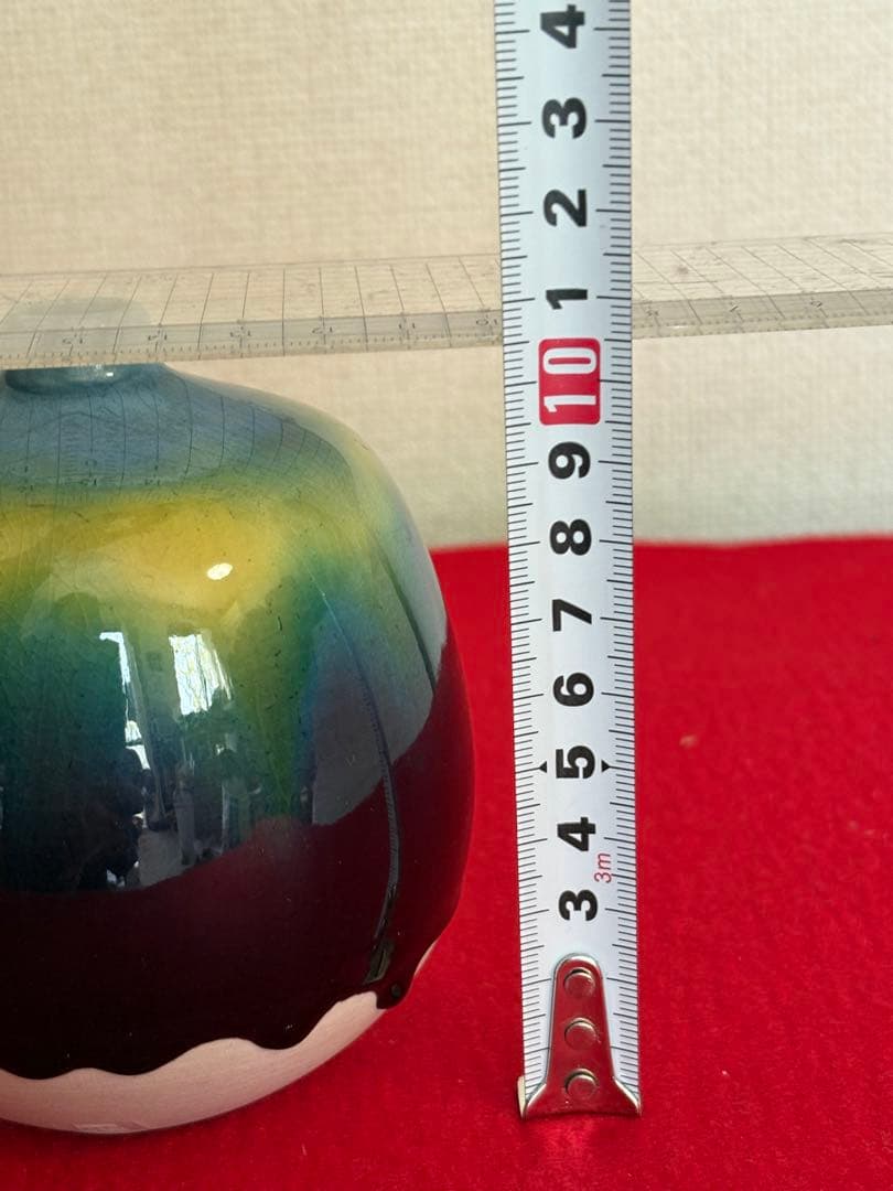 人間国宝 三代 徳田八十吉（正彦銘） 壺 管理T270