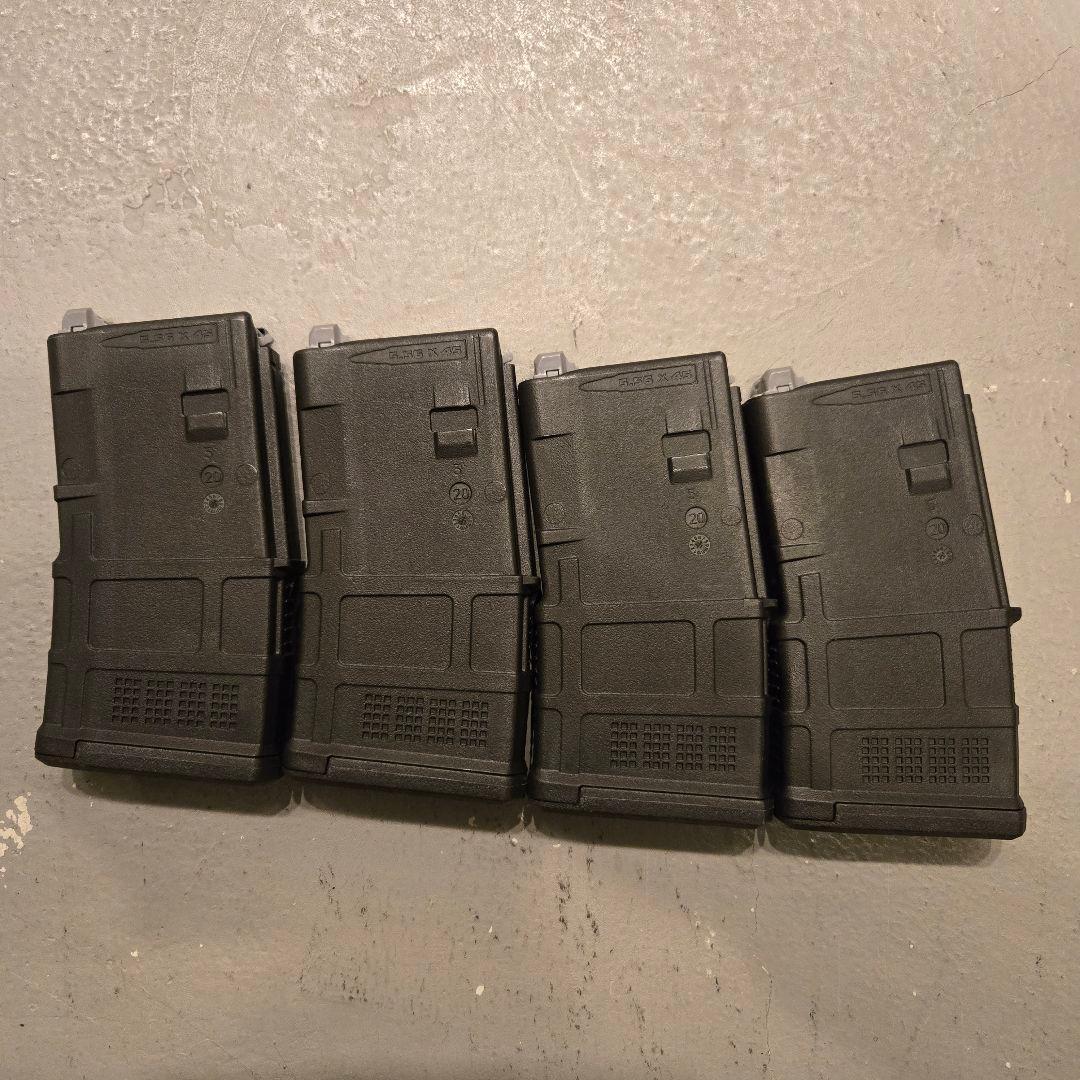 [SYSTEMA PTW対応] マグプルタイプ ショートマガジン 4個セット美品