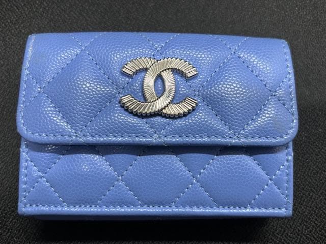 最終値下げ！CHANEL シャネル マトラッセ スモールフラップ 三つ折り財布