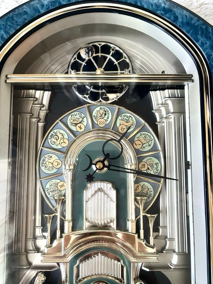 希少　美品　Small World からくり時計　4MH744RH 星座　日本製