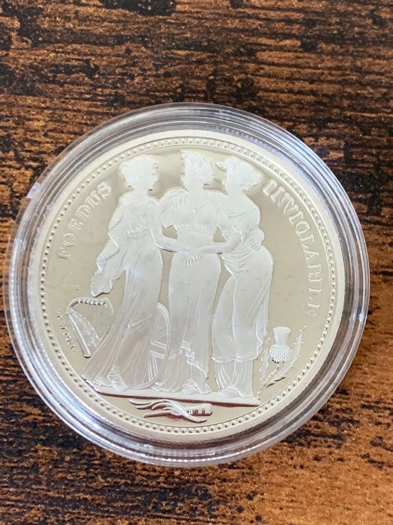 セントヘレナ 2021 スリーグレイセス 銀貨 プルーフ 1オンス