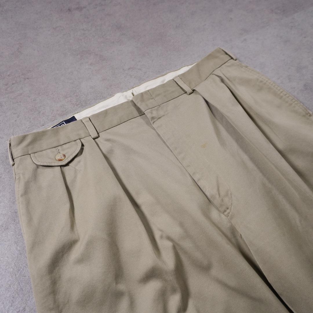 90s USA製 PoloRalphLauren チノパンツ 2タック 古着