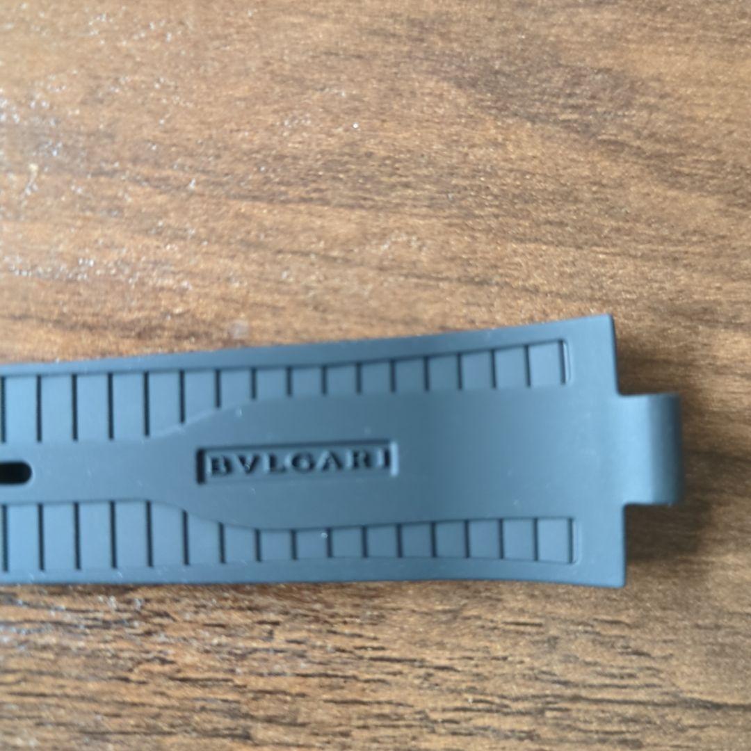 BVLGARI ブラック ラバーベルト新品正規品