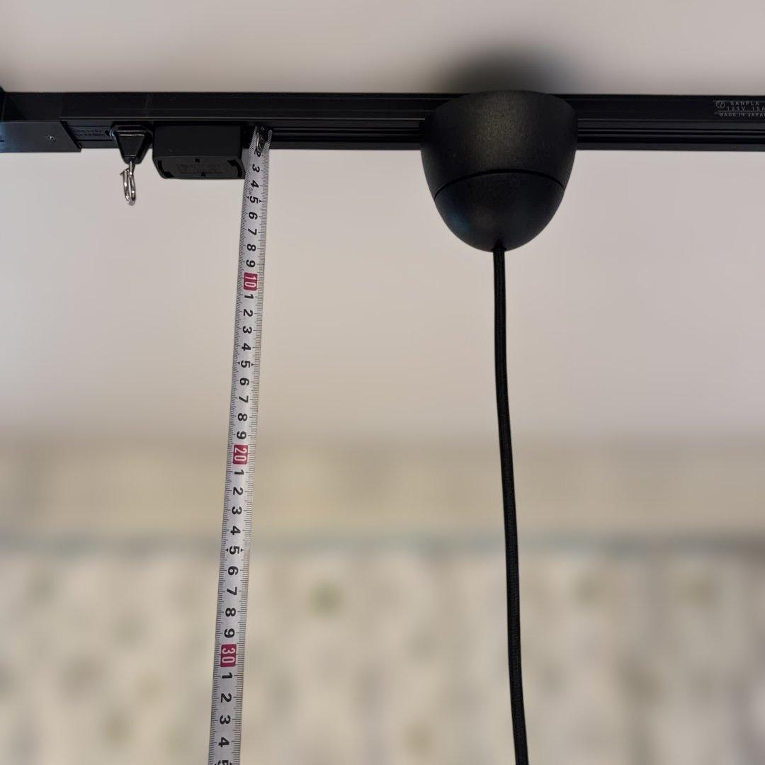 フリッツ•ハンセン オリエント ペンダントランプ ブラック/ローズウッド P1