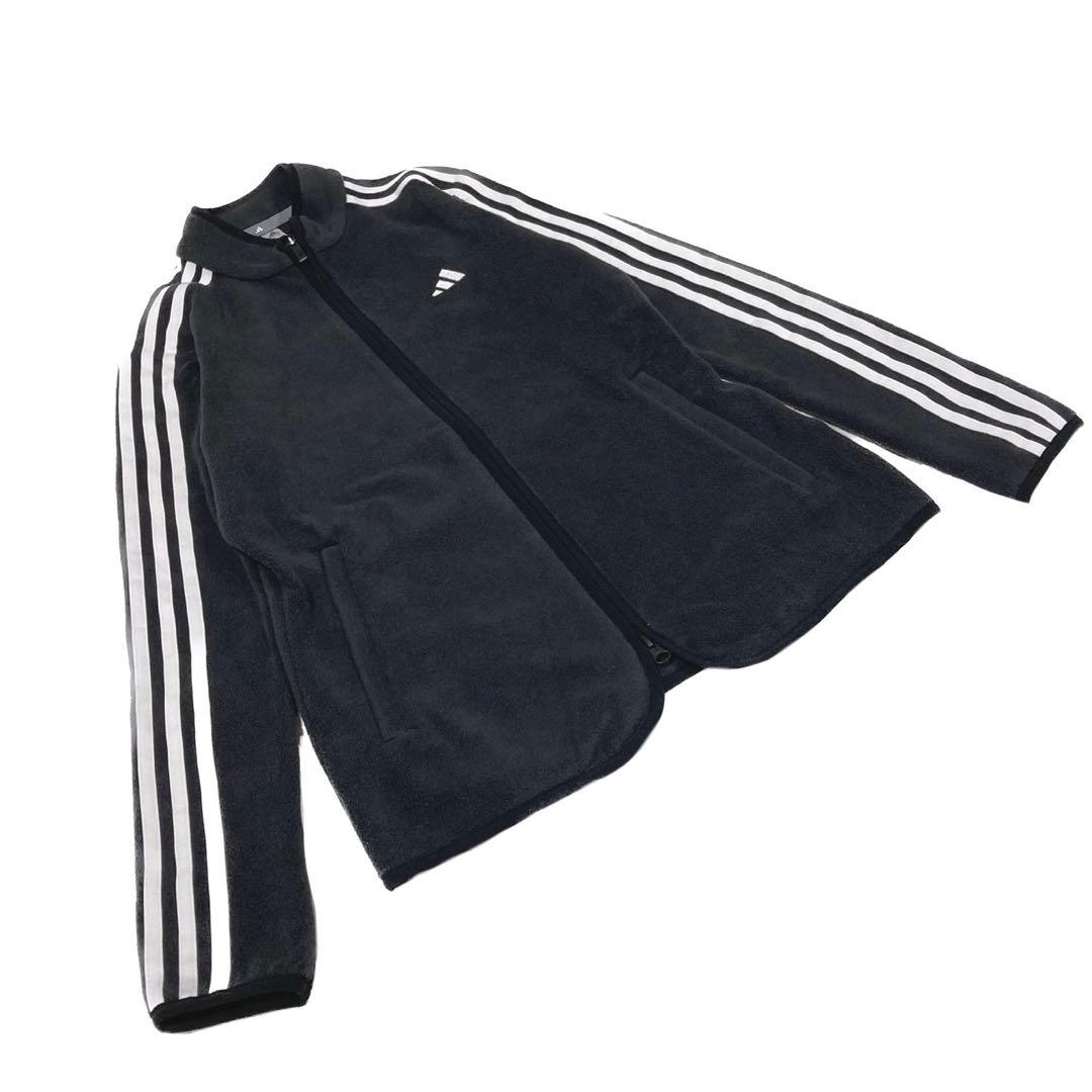 adidas　ゴルフウェア　セットアップ　ミニスカート　ライン　フリース　M