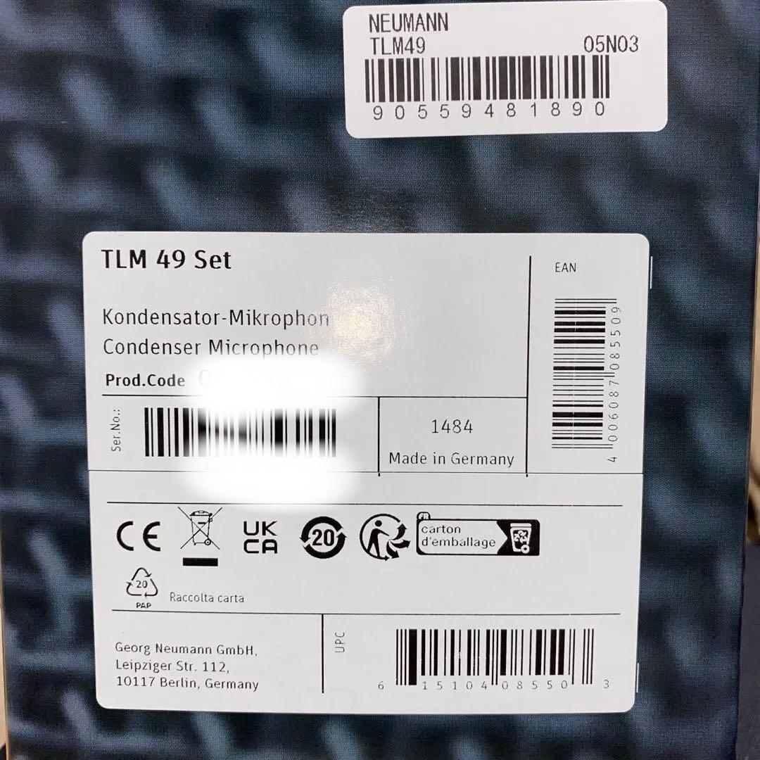 【美品】NEUMANN(ノイマン) TLM49 ホルダー付き