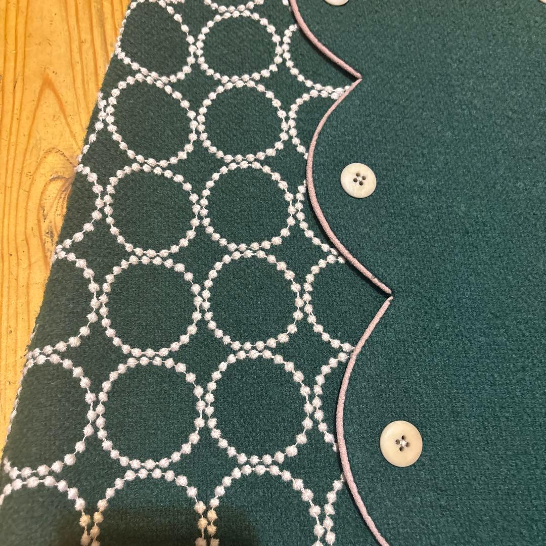 ミナペルホネン　タンバリン　スカート 36 グリーン