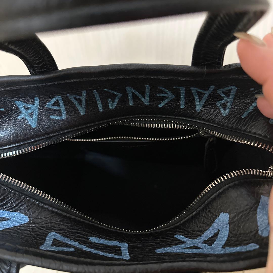 最終値下げ❗️バレンシアガ　トートバッグ　2way　バザール　Graffiti S