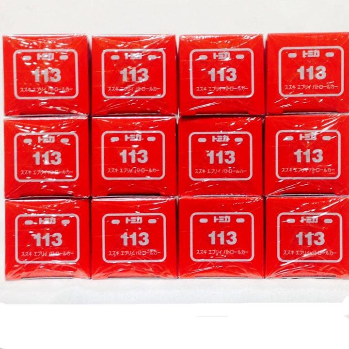 トミカ 12個セット No.113 スズキ エブリィ パトロールカーカー