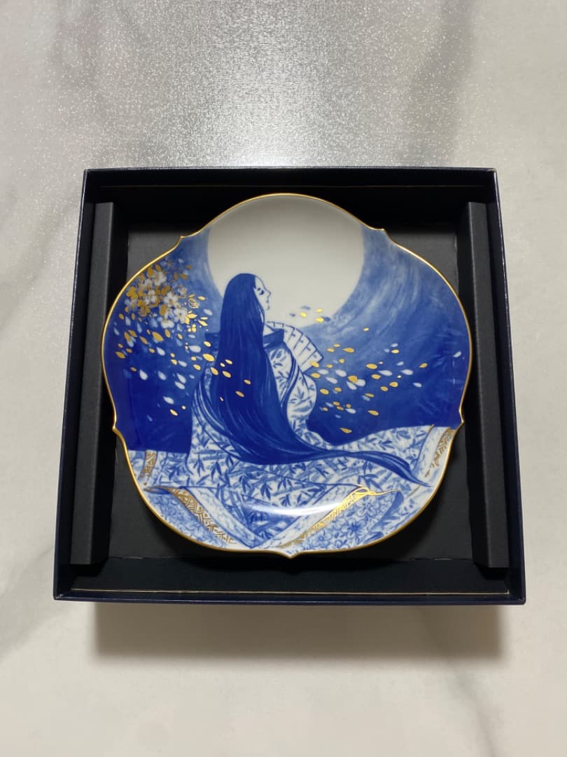 マイセン　皿　メモリアルプレート　昔話　かぐや姫　2016年