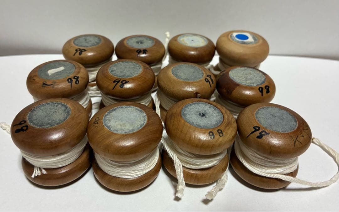 昭和　レトロ　組紐用　組玉　1個90g前後　60個セット　錘　重り