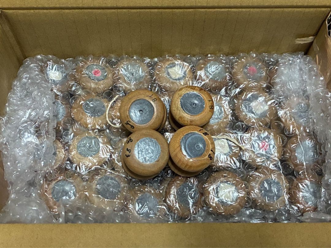 昭和　レトロ　組紐用　組玉　1個90g前後　60個セット　錘　重り