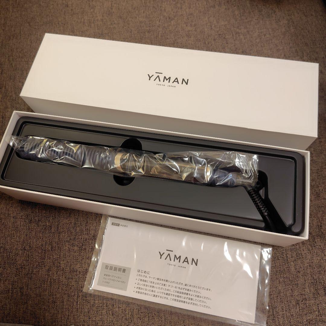 ヤーマン スムースアイロンフォトイオン ネイビー 新品 ストレートアイロン