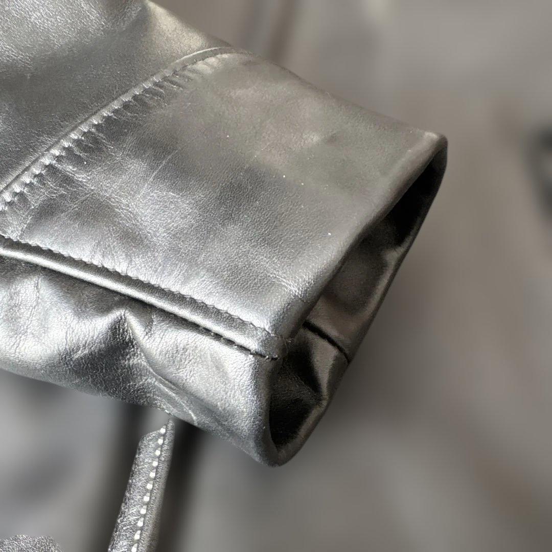 Schott ブラックレザーシングルライダース 38 103us