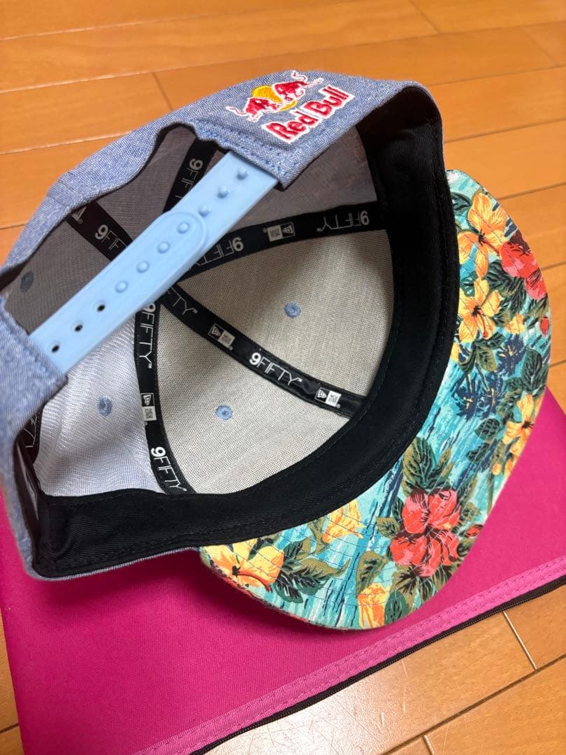 Red Bull ニューエラ アロハ　9FIFTY キャップ デニム風
