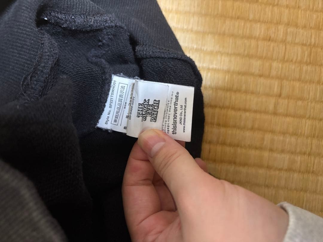 BlackEyePatch × thisisneverthat パーカー