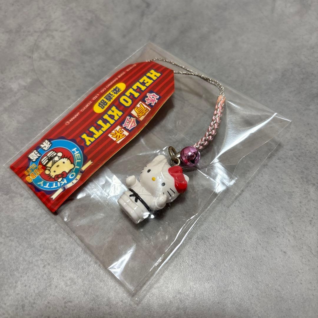 本日限定割引　ハローキティ ストラップ 激レア早い者勝ち！　柔道部　体育会系