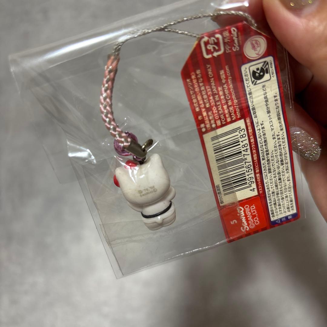 本日限定割引　ハローキティ ストラップ 激レア早い者勝ち！　柔道部　体育会系