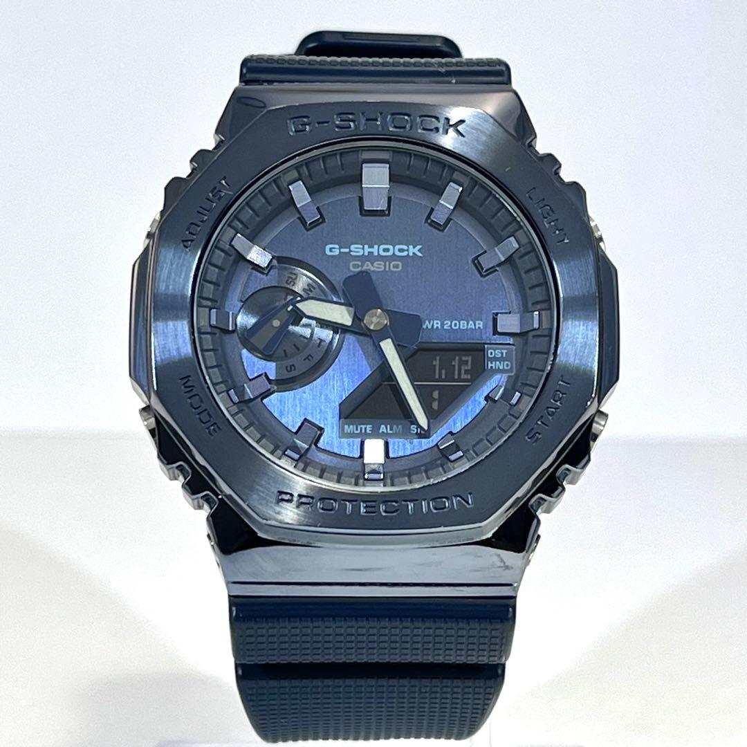 G-SHOCK GM-2100N ネイビー メンズ腕時計 カシオーク 電池新品