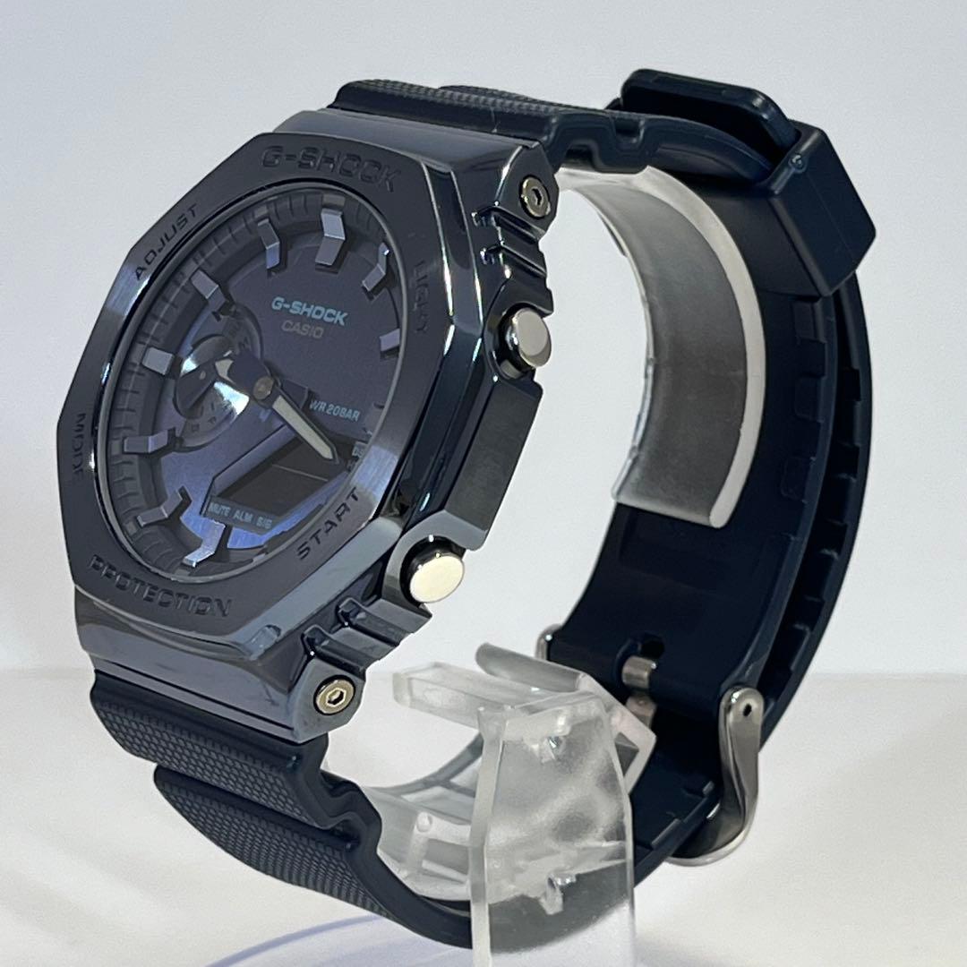 G-SHOCK GM-2100N ネイビー メンズ腕時計 カシオーク 電池新品