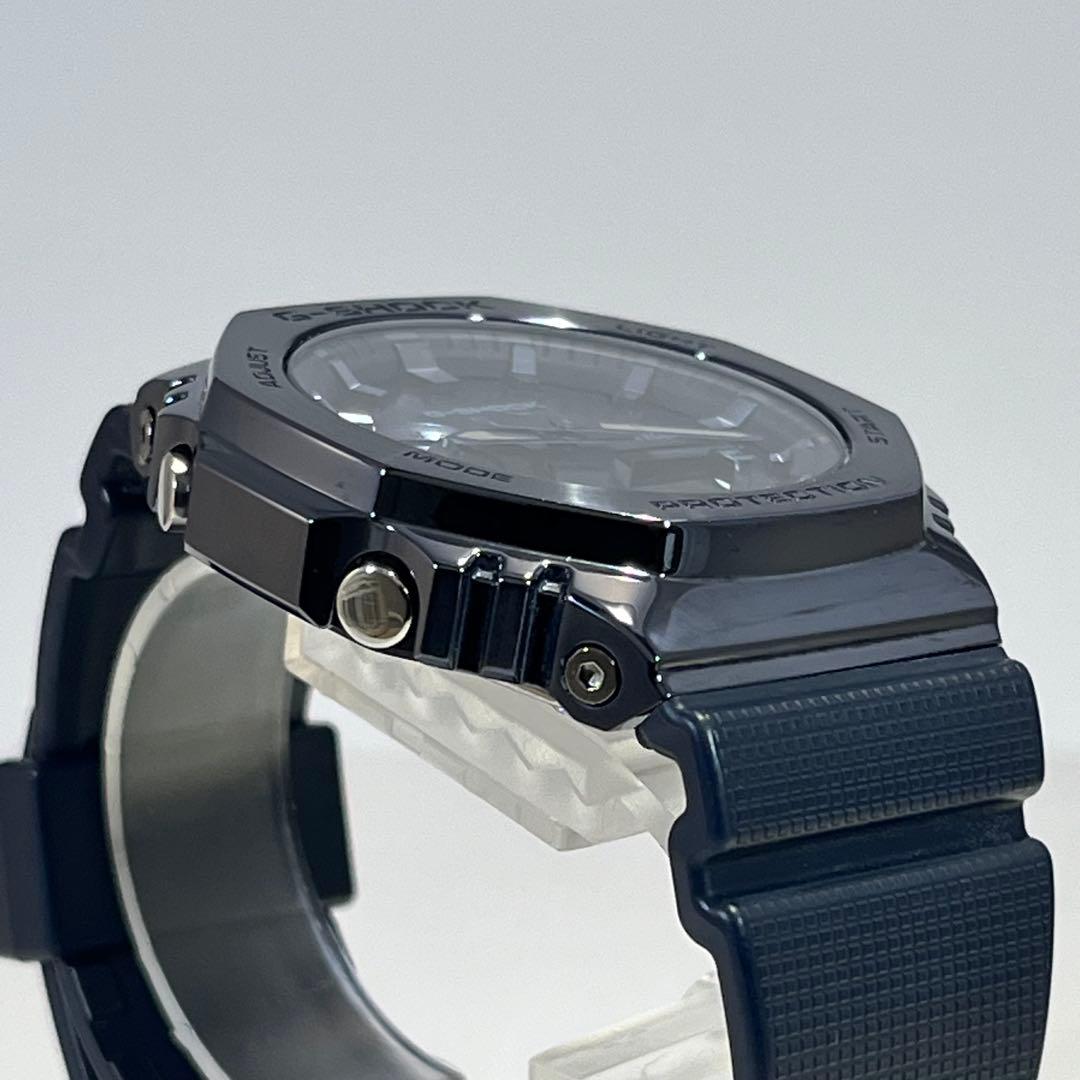 G-SHOCK GM-2100N ネイビー メンズ腕時計 カシオーク 電池新品