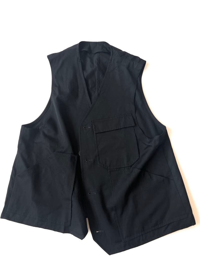 80s希少ヨウジヤマモト プールオム フランス製 ジレ ベスト vintage