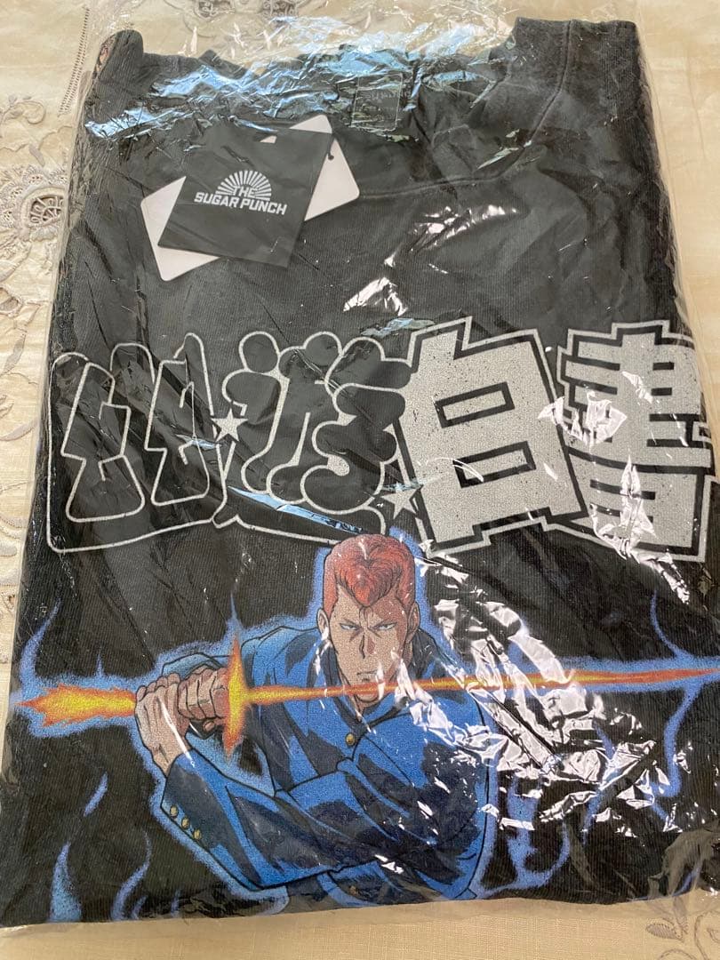 【歳末セール】★新品、タグ付★シュガーパンチ　幽遊白書　Tシャツ　クロ　メンズS