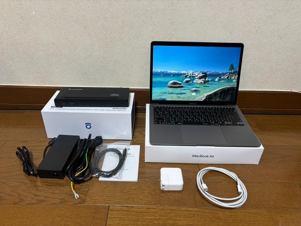 MacBookAir M1 2020 8GB512GB ドッキングステーション付