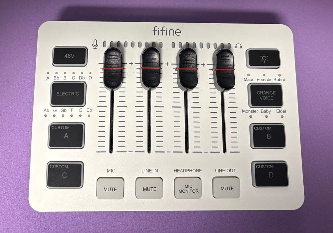 SHURE SM58 fifineオーディオインターフェイス