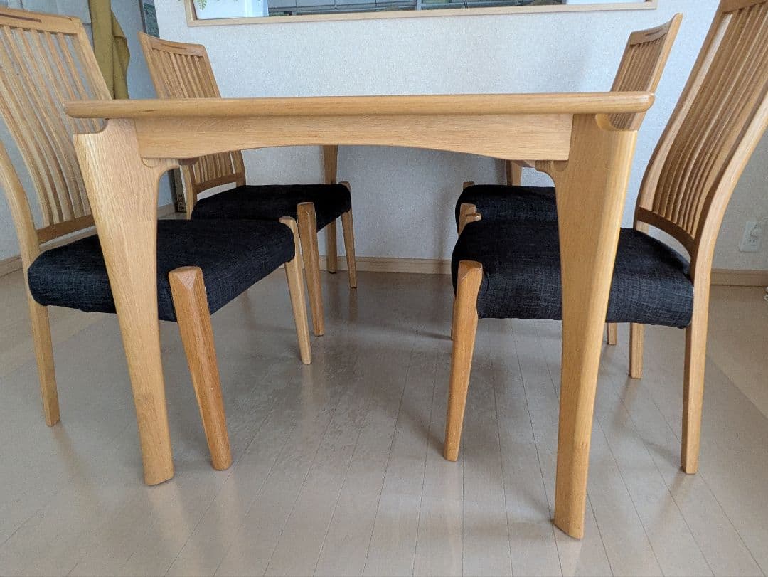 【セット購入のみ】【値下不可】BOSCO+PLUS ダイニングセット テーブル