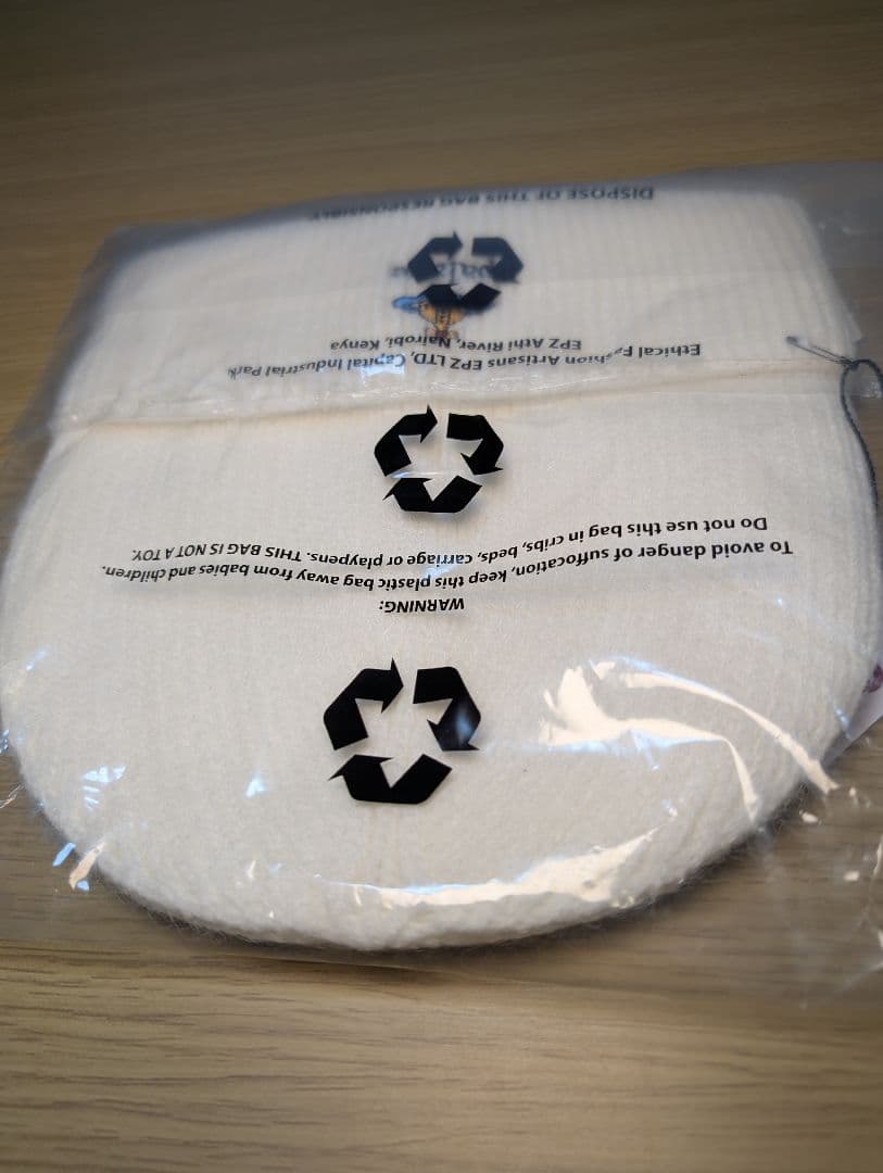 Vivienne Westwood ホワイトニット帽 M/L