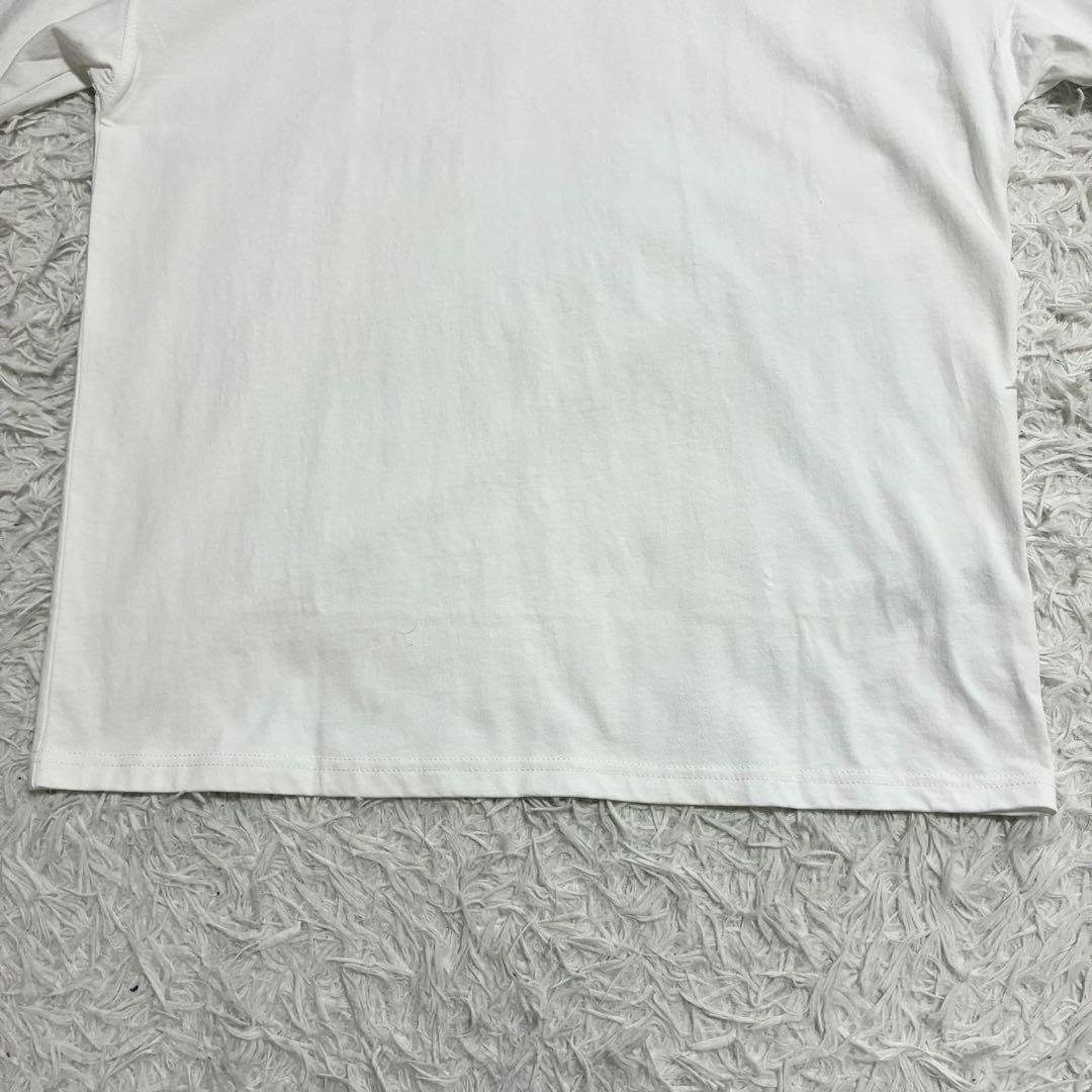 タグ付未使用品【DIESEL】Tシャツ カットソー 半袖 胸ロゴ刺繍 L