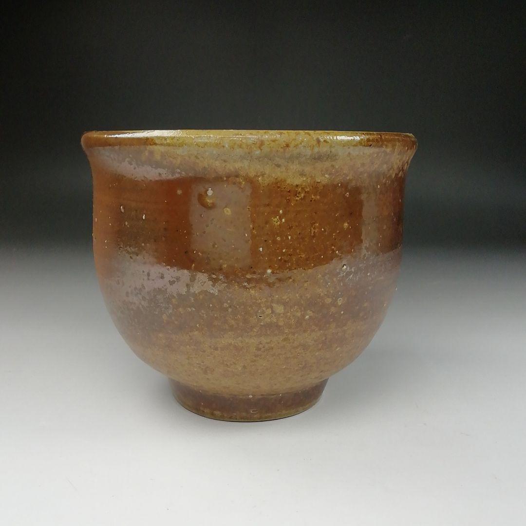 Ｔ８３　茶碗　『備前茶碗』『南燦窯　近英夫』　共箱　抹茶碗　茶道具