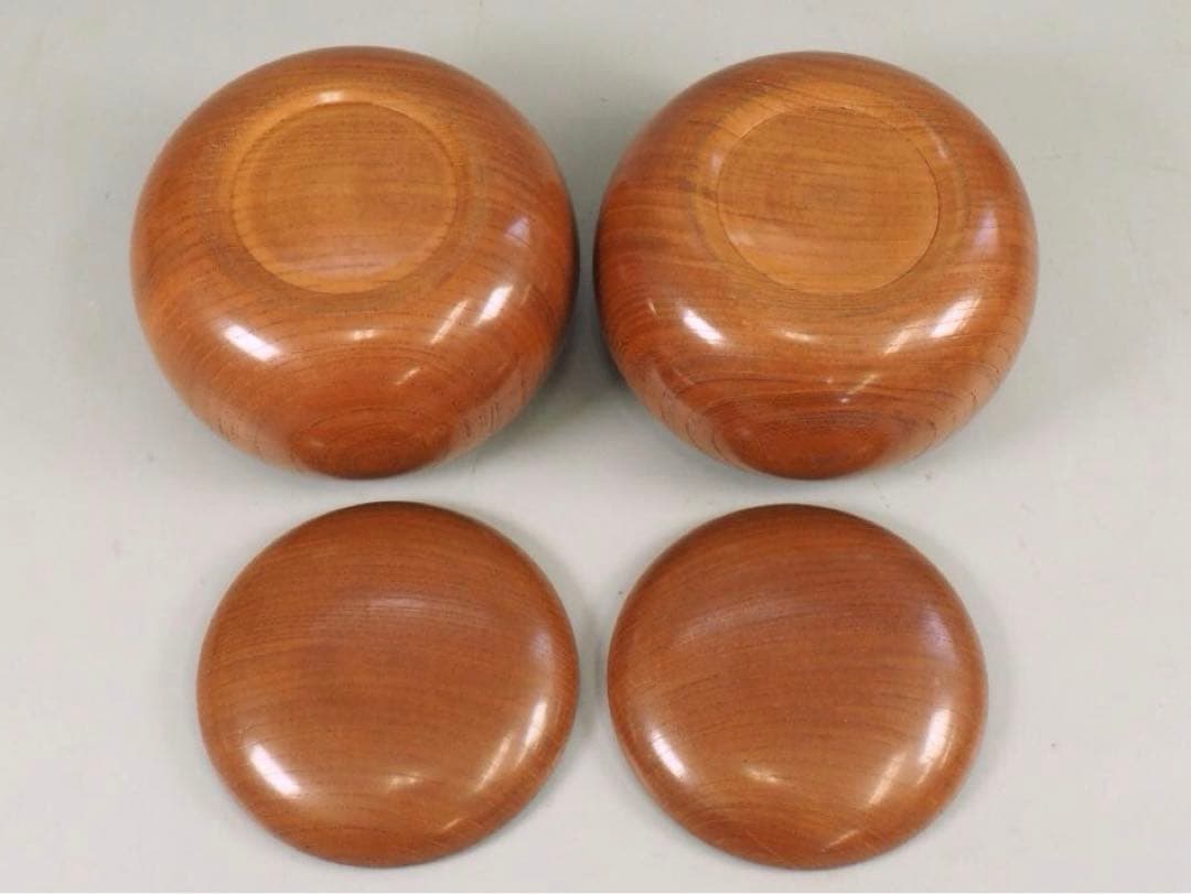 【宮崎県】日向特製蛤碁石34号・欅碁笥セット