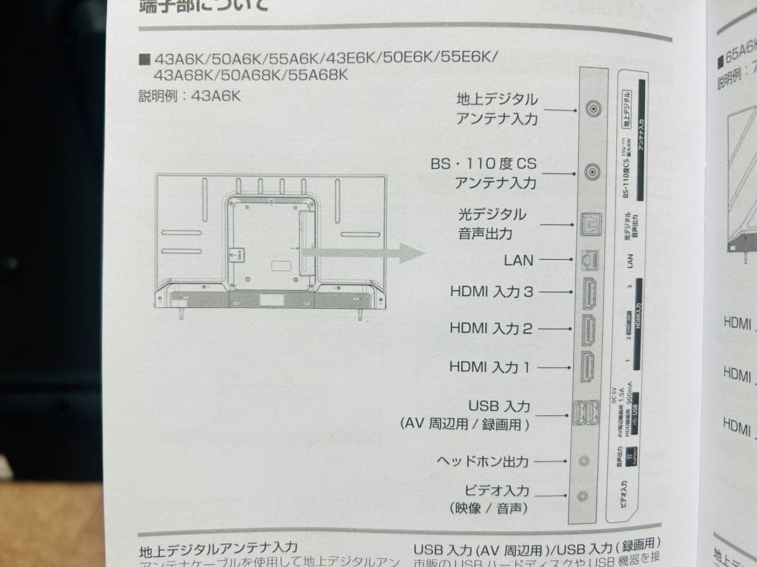 4K 43インチ 液晶テレビ ハイセンス 43E6K YouTube ネット動画