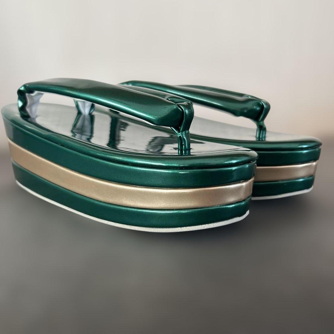 エナメル厚底草履バッグセット/NO.6