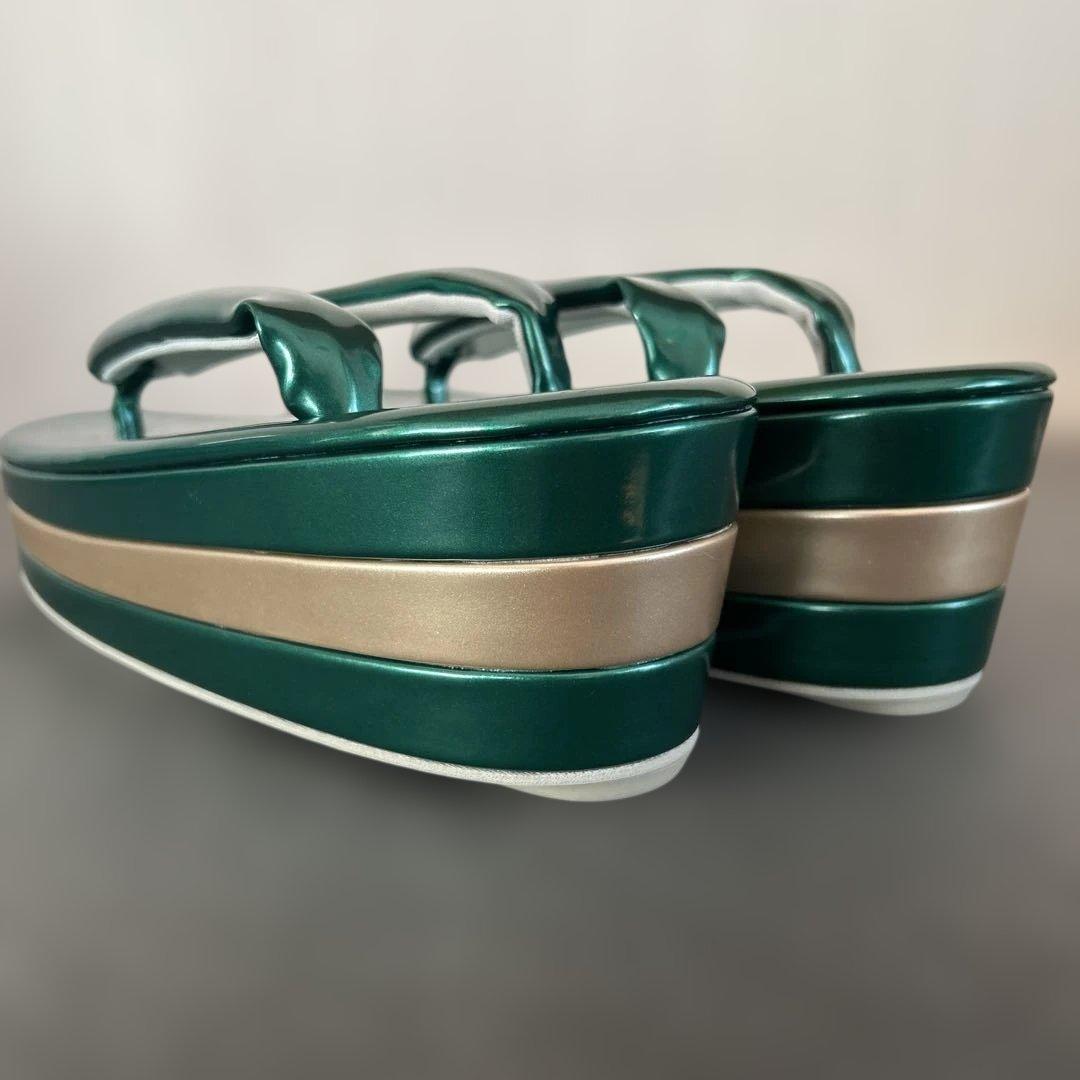 エナメル厚底草履バッグセット/NO.6