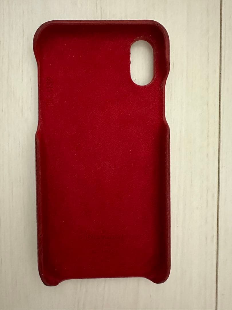 ルイヴィトン　iPhone Xケース　RED