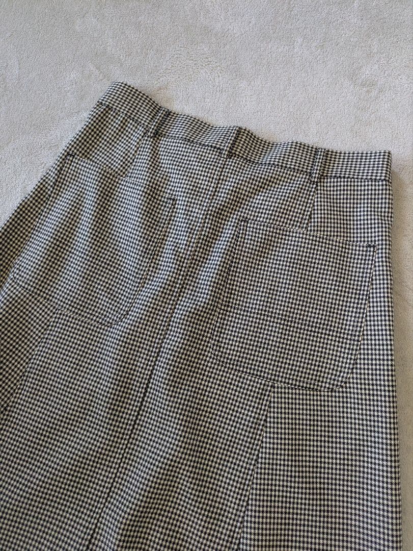 [美品]COMME des GARÇONSギャルソン　チェック柄サルエルパンツ