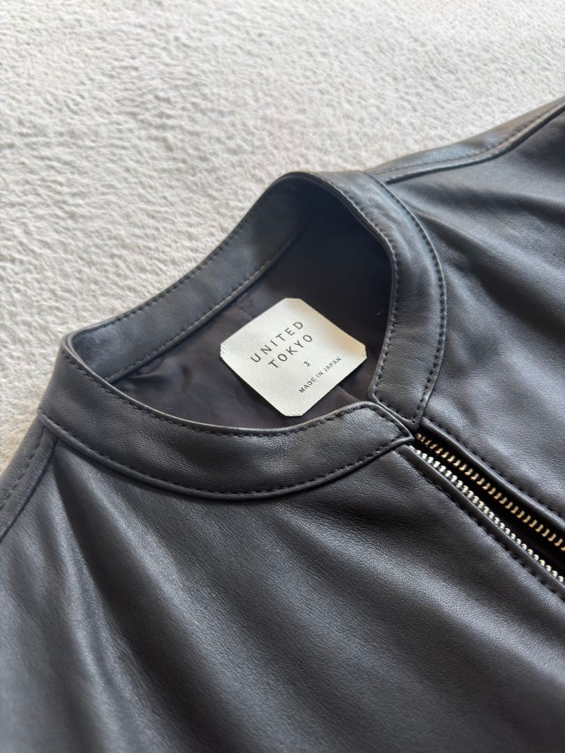 ユナイテッド トウキョウ レザージャケット　3