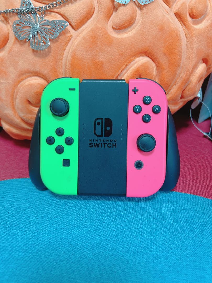 Nintendo Switch 本体 グリーン/ピンク Joy-Con付き