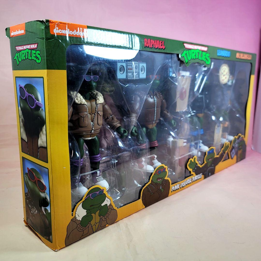 【NECA】新品 正規品 パンク・タートルズ TMNT フィギュア 4PK