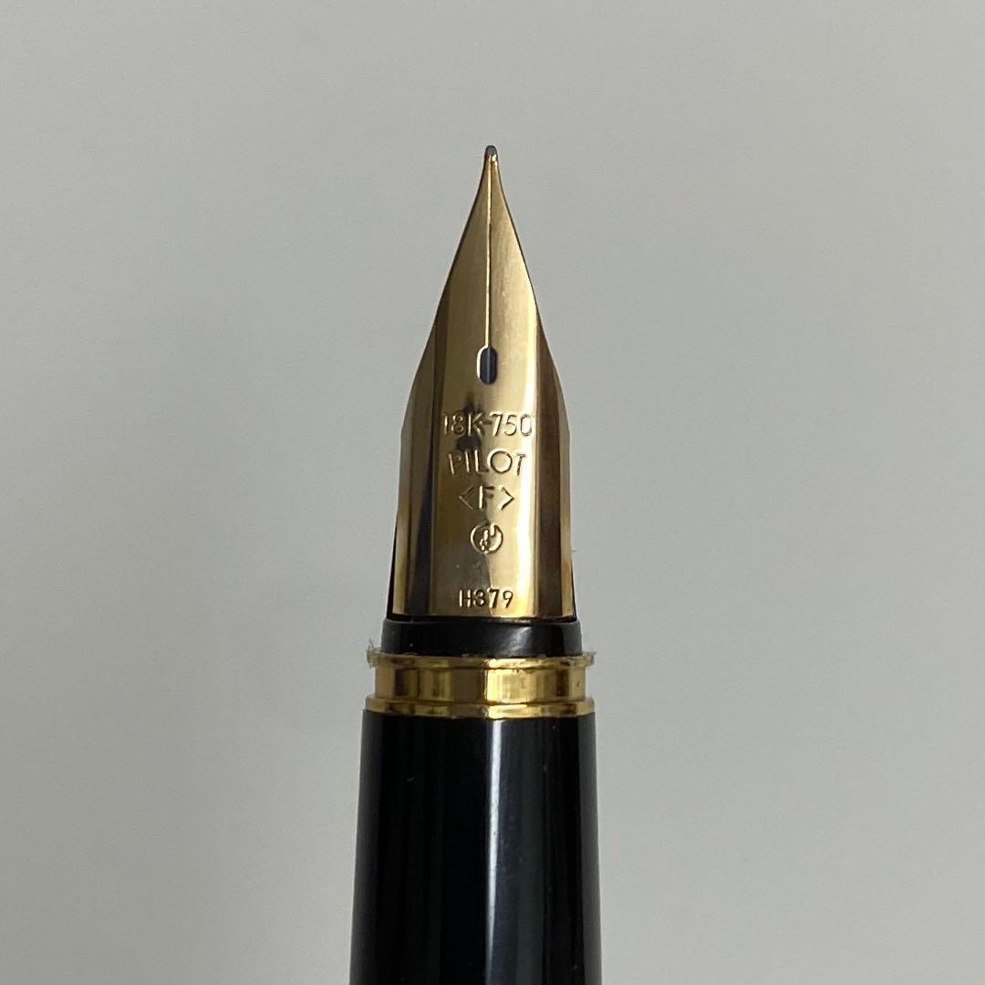 未使用　パイロット　万年筆　金色　花柄　750 18k 撫子　國光曾　ゴールド