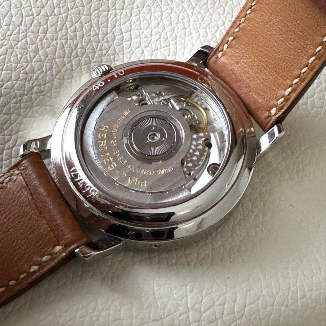 HERMES クリッパー 自動巻き 時計 パワーリザーブ cl5 710