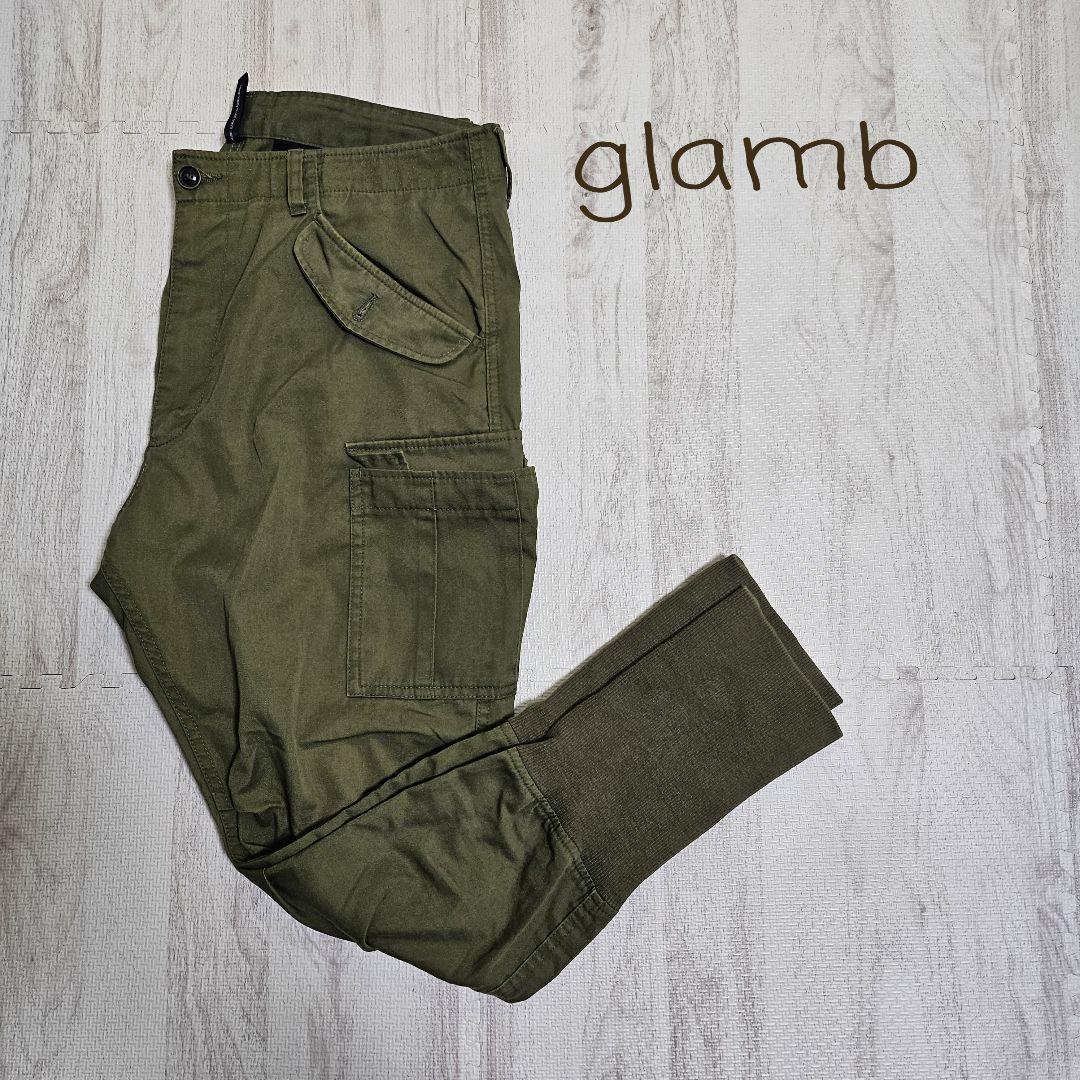 glamb サルエルパンツ オリーブカラー