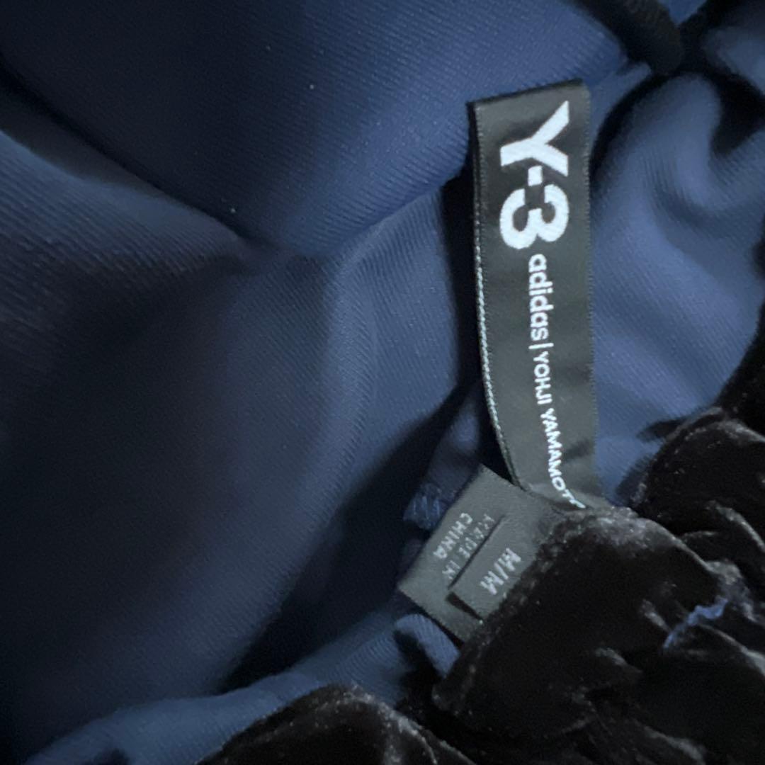 Y-3 サルエルパンツ　スリーストライプス　ネイビー