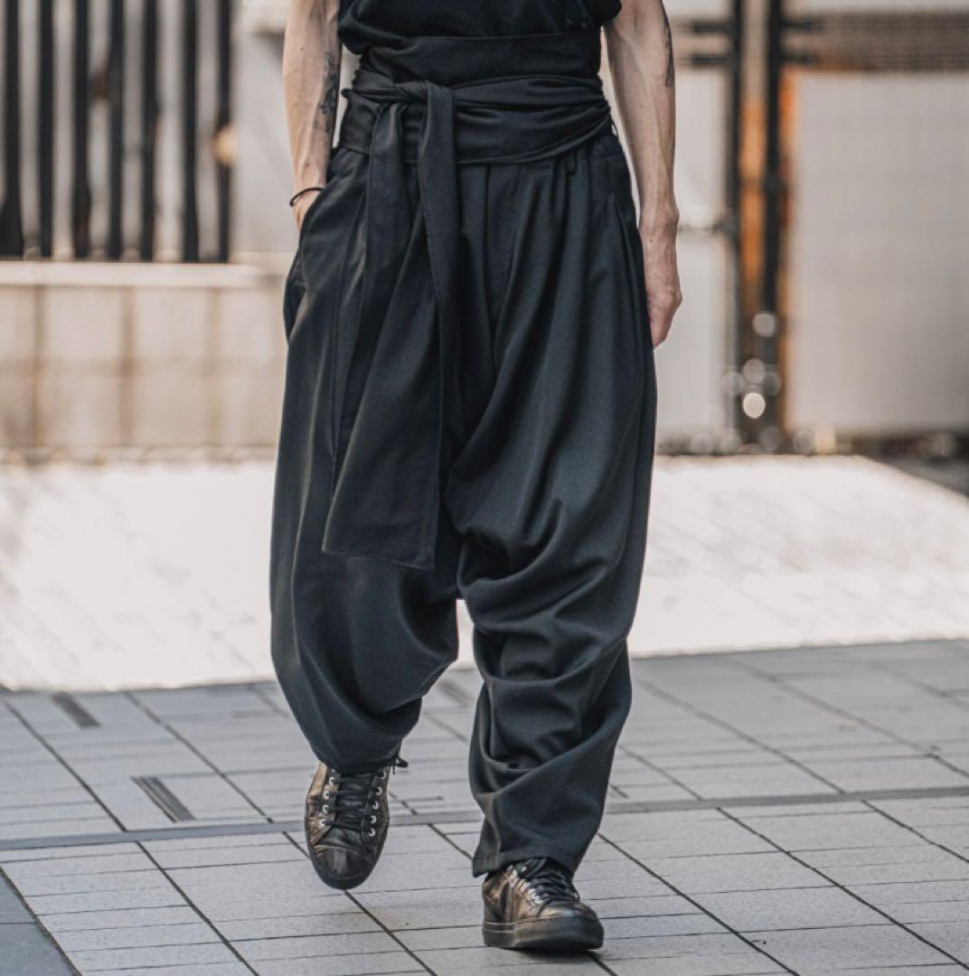 yohji yamamoto pour homme 腰巻ドレープパンツ